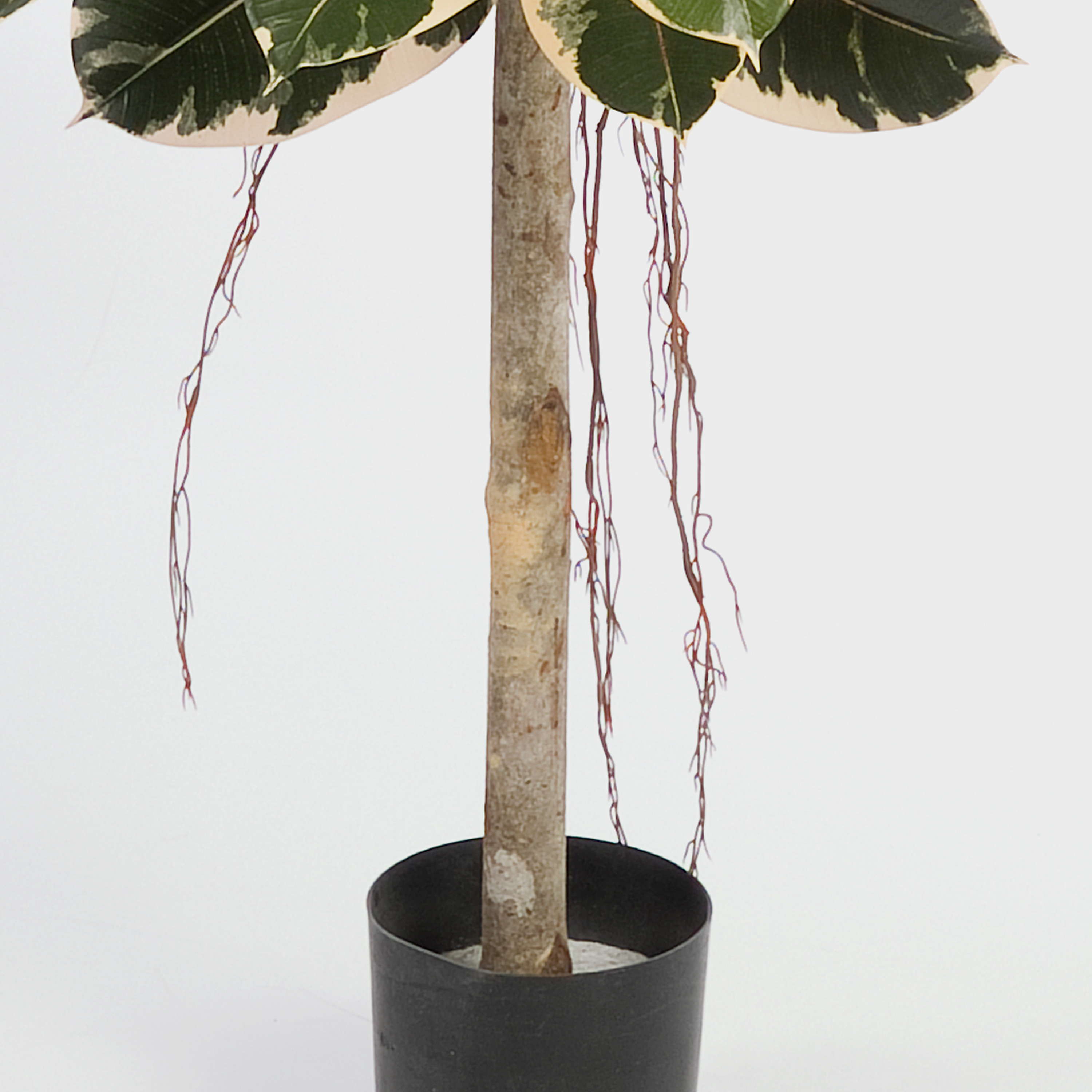 AfanD Albero di gomma artificiale alto 1,4 m piante finte per interni, alberi finti per ufficio, casa, soggiorno, pavimento, patio, veranda decorazione veranda