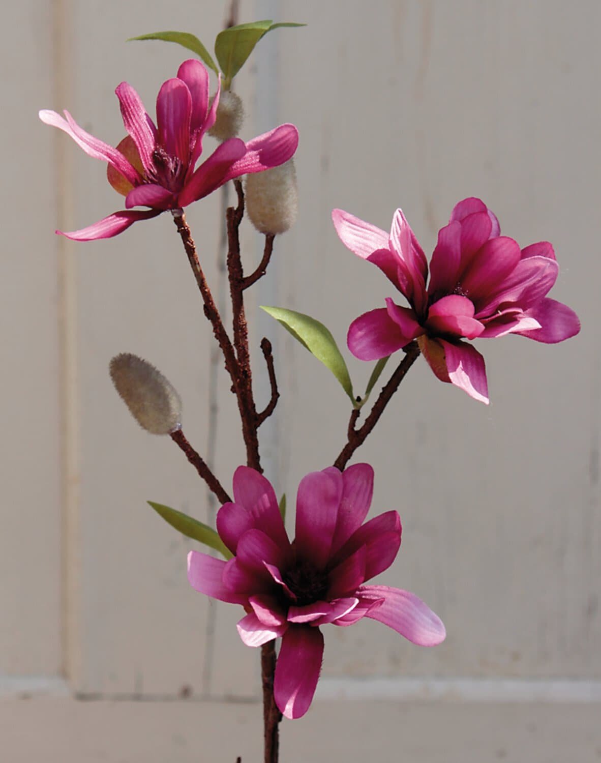 Ramo di magnolia artificiale ELISSA, giallo, 80cm