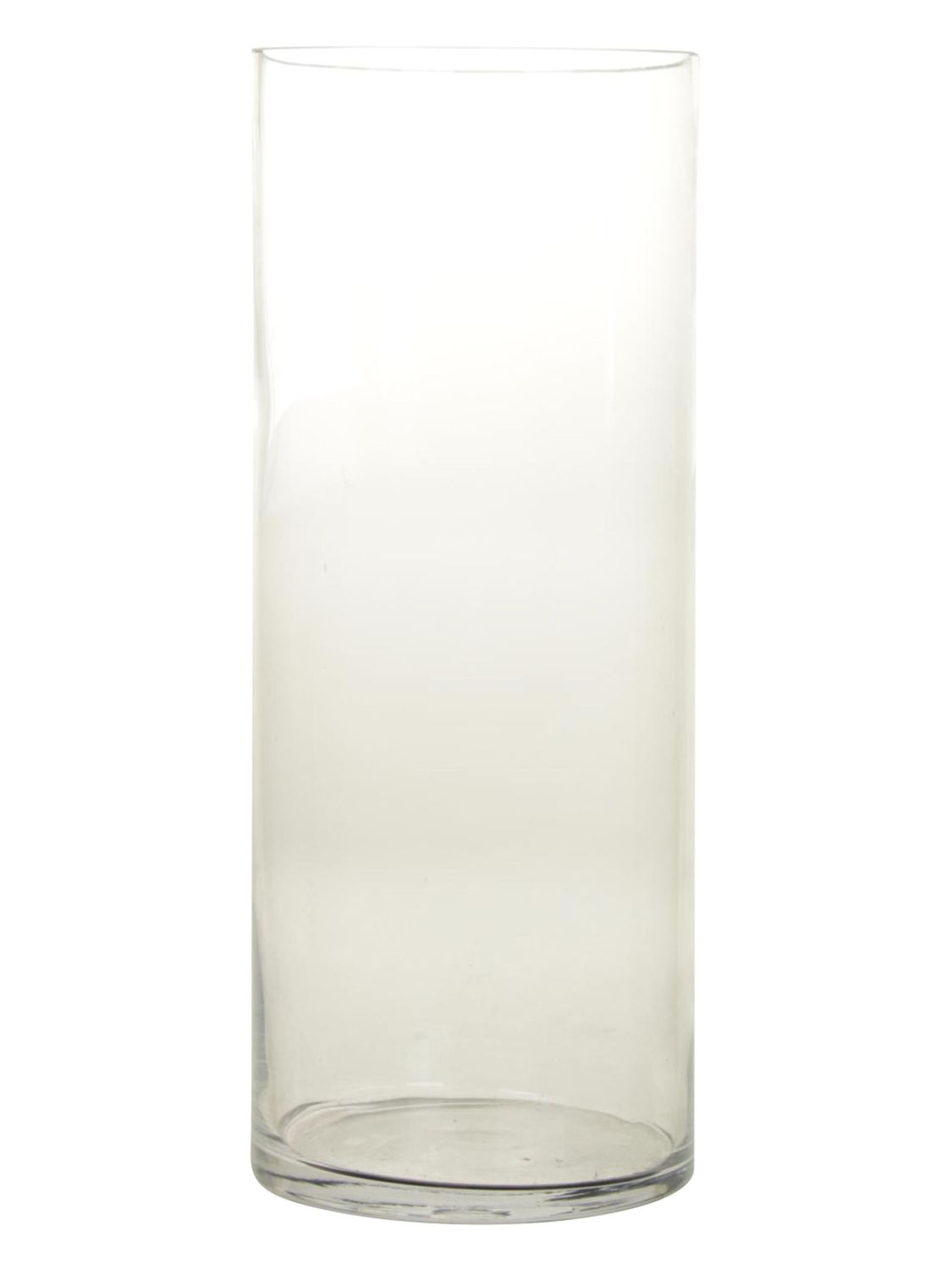Vaso da terra cilindrico SANYA OCEAN di vetro, trasparente, 70cm, Ø19,5cm