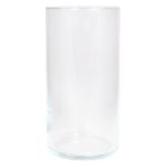 Vaso cilindrico per fiori SANYA OCEAN in vetro, trasparente, 25cm, Ø12,5cm