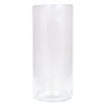 Vaso cilindrico per fiori SANYA OCEAN in vetro, trasparente, 25cm, Ø11,5cm