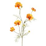 Ramo artificiale di calendula PONGAU, arancione, 70cm, Ø5-7cm