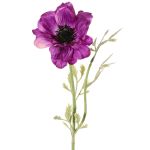Anemone artificiale OKAPI, viola, 55 cm, Ø 10 cm