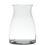 Vaso per fiori MAISIE, vetro, trasparente, 20cm, Ø14cm