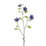Ramo decorativo clematide RUHNA, blu, 75 cm