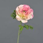 Fiore artificiale ranuncolo KRISTY, rosa-rosa, 60 cm, Ø 10 cm