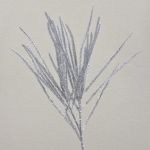 Ramo di cedro artificiale THEOBALD, glitter, argento, 60cm