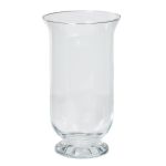 Lampada da tavolo in vetro LEA OCEAN, trasparente, 25 cm, Ø 15 cm