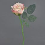 Rosa finta ELLI, rosa, 30cm, Ø6cm