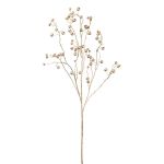 Ramo decorativo rosa di patata BLINTO con bacche di rosa canina, oro metallizzato, 135 cm