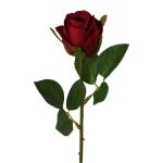 Fiore artificiale rosa EMBERY, rosso, 45 cm