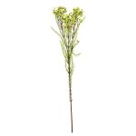 Ramo artificiale di fiore di cera MEDEA, verde-rosa, 80 cm, Ø 6 cm