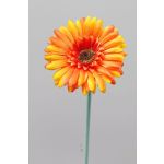 Fiore artificiale gerbera TEUDELINDE, arancione, 55 cm, Ø 8 cm