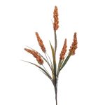Ramo artificiale di sorgo SENSA con spighe, arancione, 60 cm