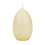 Candele a forma di uovo di Pasqua LEONITA, crema, 12 cm, 8 cm, 40 h - Made in Germany