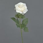 Rosa artificiale KAILIN, crema, 65cm, Ø9cm