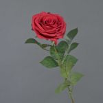 Rosa artificiale KAILIN, rossa, 65 cm