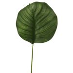 Foglia artificiale di Calathea Orbifolia ZICHEN, verde, 45cm
