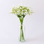 Mazzo artificiale di velo di sposa CECILIA, bianco, 30cm, Ø17cm