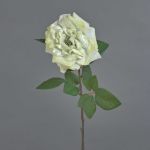 Rosa di velluto YUFAN, crema, 60 cm