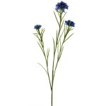 Ramo artificiale di fiordaliso NAWEN, blu, azzurro, 65cm, Ø3-5,5cm