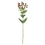 Ramo artificiale di iperico TAVIRA con frutti, rosso, 65cm