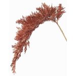 Ramo artificiale di sorgo BOTTO con spighe, rosso-marrone, 95cm