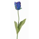 Fiore artificiale papagallo UAKARI, blu-verde, 65 cm, Ø 6 cm