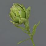 Fiore di carciofo in tessuto JENBALA, verde, 35 cm, Ø 6 cm