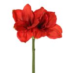 Amaryllis artificiale NARWELA, rosso, 70cm, Ø10-13cm