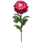 Fiore artificiale crisantemo LAZO, fucsia, 75cm