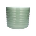 Vaso da fiori FLORDELINA, ceramica, verde menta, 18,1 cm, Ø 21,4 cm
