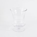 Vaso di vetro CATANIA, calice, trasparente, 24cm, Ø18cm