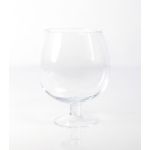 Bicchiere da cognac XXL LIAM su piede, vetro, trasparente, 20cm, Ø15cm