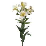 Alstroemeria artificiale AUBERTA, verde-bianco, 75cm, Ø6cm