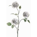 Ramo di rose artificiale GITTI, grigio-blu, 80cm, Ø8-9cm