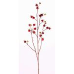 Rosa villosa finta GERDA, con frutti, rosso, 110cm