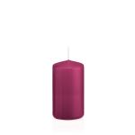 Candela per lanterna MAEVA, a colonna, magenta, 12cm, Ø6cm, 40h - Made in Germany