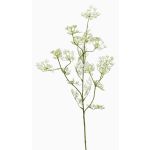 Ramo di aneto finto WINCENT, bianco-verde, 80cm