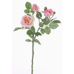 Ramo di rose artificiali CORALEE, rosa, 50cm, Ø3-7cm