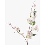 Ramo di pesca artificiale CAMILLES, rosa-bianco, 80cm