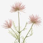 Fiore artificiale di crisantemo HARARE, rosa, 65cm