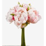 Bouquet di peonie tessile WILO, rosa, 25cm