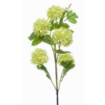 Ramo di palla di neve tessile FONTE, verde chiaro, 75cm