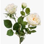 Ramo artificiale di rose CALISTA, crema, 60cm