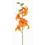 Giglio tigrato artificiale ASHANTI, arancione, 60cm, Ø10cm
