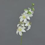 Giglio tigrato artificiale ASHANTI, bianco, 65cm, Ø8cm