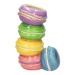 Dekovase Dolomit DOLLI in Macaron Form, bunt, 12,5x8,5x18,7cm
