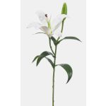 Fiore artificiale giglio tigrato MIXLON, bianco, 55 cm