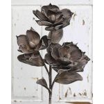 Ramo decorativo di camelia RANIA, marrone, 95cm, Ø20cm